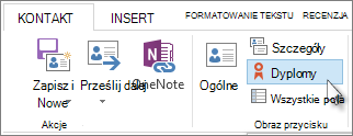 Wyświetlanie certyfikatów określonej osoby