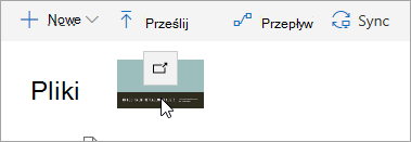 Zrzut ekranu przedstawiający plik przeciągany do usługi OneDrive