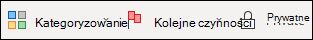 Dodawanie kategorii lub flagi monitującej