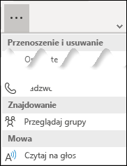 Przeglądanie grup