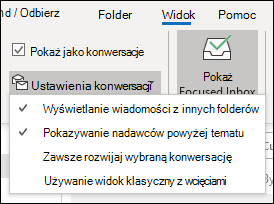 Ustawienia konwersacji