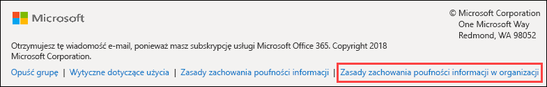 Stopka powitalna gościa grupy Office 365