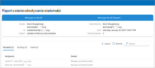 outlook to check on a message screenshot two