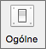 Ikona Ogólne jest wyświetlana w obszarze Preferencje programu Outlook.
