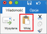 Ikona wklejania