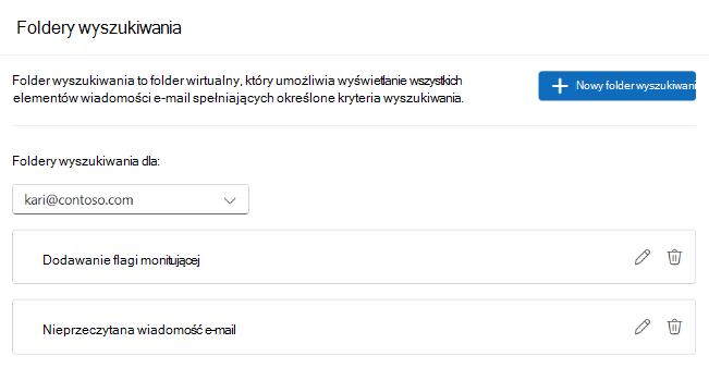 foldery wyszukiwania