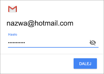 Wprowadź hasło