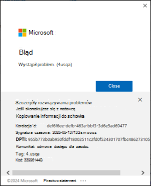 Błąd logowania w klasycznym programie Outlook 4usqa