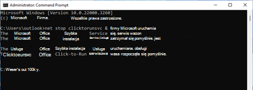 Przykład wiersza polecenia