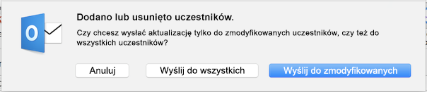 Dodano lub usunięto uczestników.