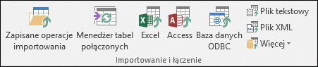 Obraz wstążki programu Access