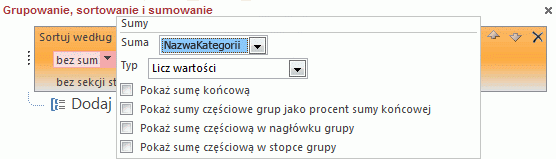 Okno podręczne Sumy