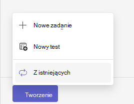 z istniejących