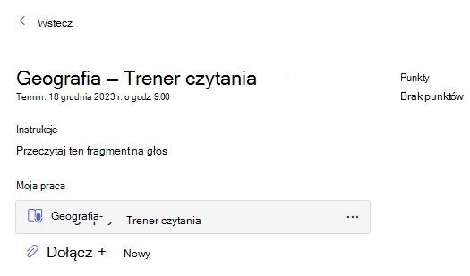 Screesnshot that shows grade
