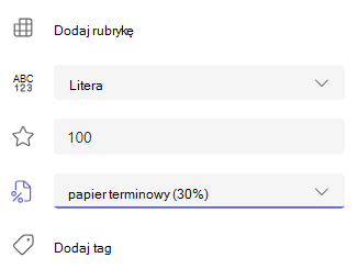 Ocenianie liter