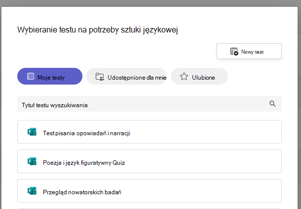 Zrzut ekranu przedstawiający test.