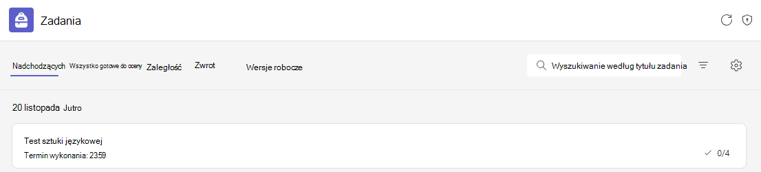 Zrzut ekranu przedstawiający test.