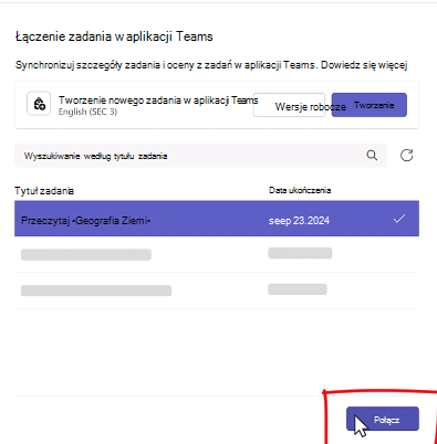Niepołączone zadania