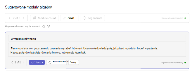 wygeneruj ponownie
