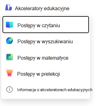 Zrzut ekranu przedstawiający postępy w czytaniu.