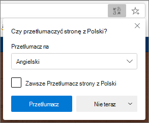 Panel Potwierdź tłumaczenie