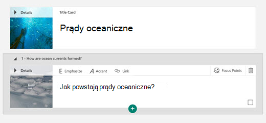 Dodawanie nagłówka do sekcji