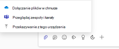 Zrzut ekranu przedstawiający menu opcji pliku załącznika.