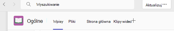 Zrzut ekranu przedstawiający wpisy.