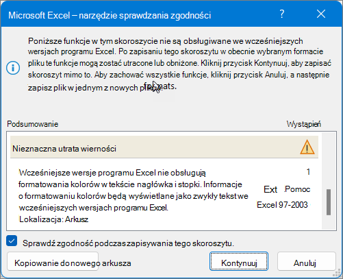 Rozwiązywanie problemów ze zgodnością za pomocą funkcji Napraw