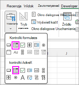 Wstawianie pola kombi