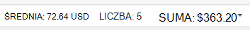 Status bar entries