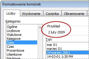 Sample box selected in Format Cells dialog box