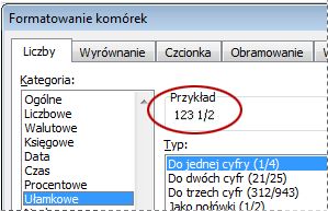 Sample box selected in Format Cells dialog box