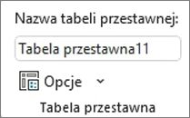 Obraz Wstążki programu Excel