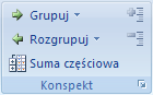 Wstążka programu Outlook