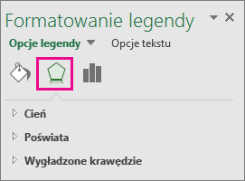 Format Legend Effects task pane