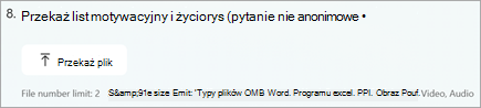 Zrzut ekranu przedstawiający dodawanie pytań w dwóch wersjach two.png