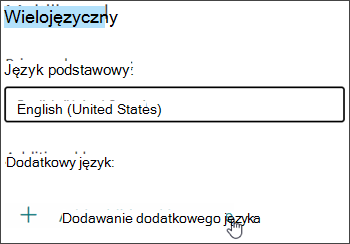Dodawanie języka