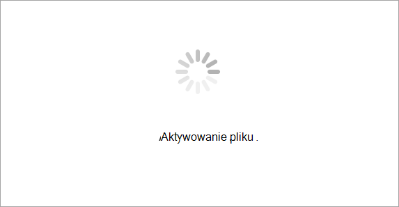Poczekaj, aż Office dla komputerów Mac spróbuje aktywować