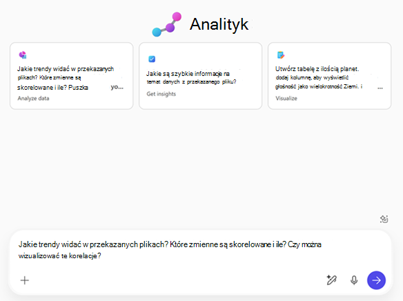 Obraz strony początkowej analityka