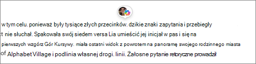 Strony funkcji Copilot identyfikują autora i Copilota