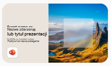 Przykład szablonu programu PowerPoint