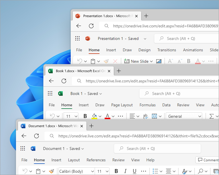 Odświeżanie w sieci Web pakietu Office W11