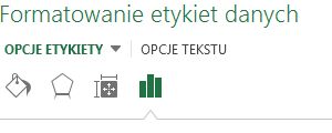 Okienko Formatowanie etykiet danych