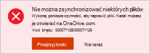 Błąd ponownego sformułowania