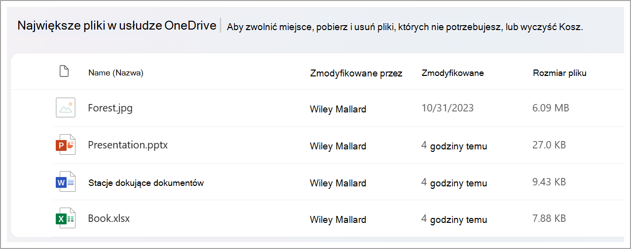 Zarządzanie magazynem służbowym w usłudze OneDrive seven.png