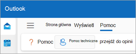zrzut ekranu przedstawiający opinię i kontakt z pomocą techniczną