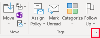 Kliknij pozycję Opcje wiadomości, aby ustawić poziom ważności.