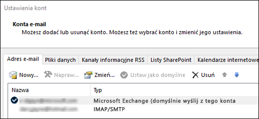Ustawienia konta