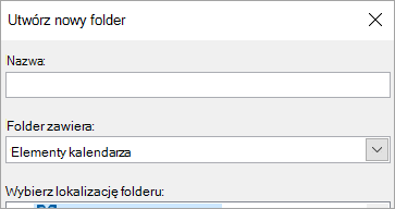 Create New Folder dialog box